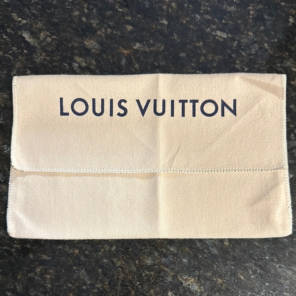 Louis Vuitton Dust Bag approx 9x5.5 long wallet size